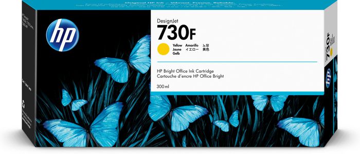 HP 730F 300-ml Yellow DesignJet Ink Cartridge