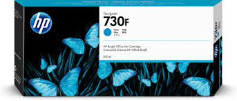 HP 730F 300-ml Cyan DesignJet Ink Cartridge