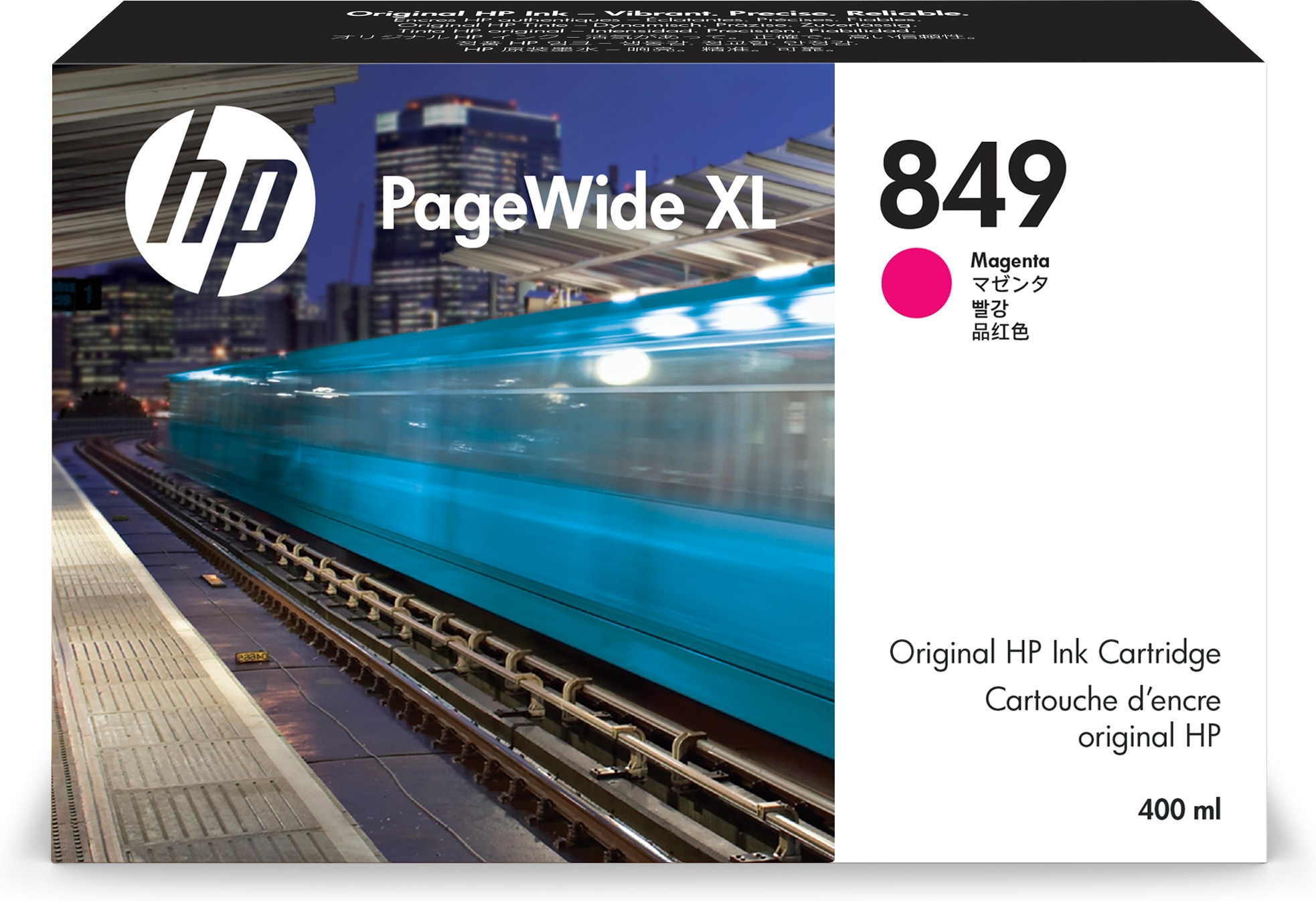 HP 849 400-ml Magenta PageWide XL Ink Cartridge