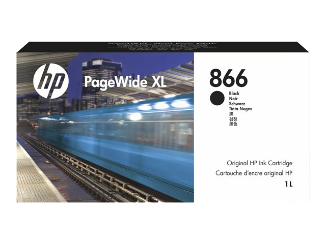 HP 866 1-liter Black PageWide XL Ink Cartridge