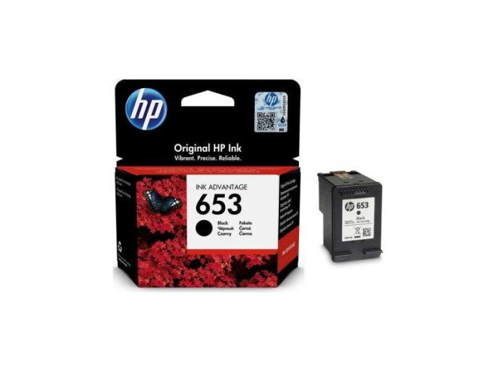 HP 653 Black Original Ink Advantage Cartridge