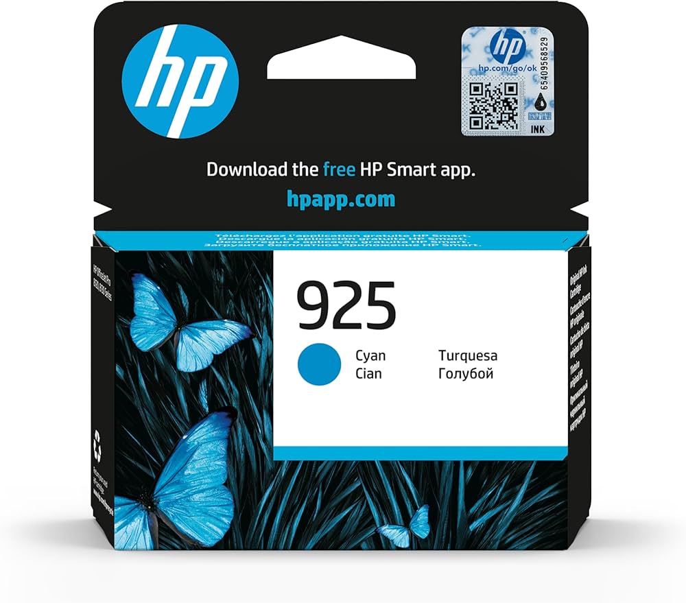 HP 925 Cyan Original Ink Cartridge