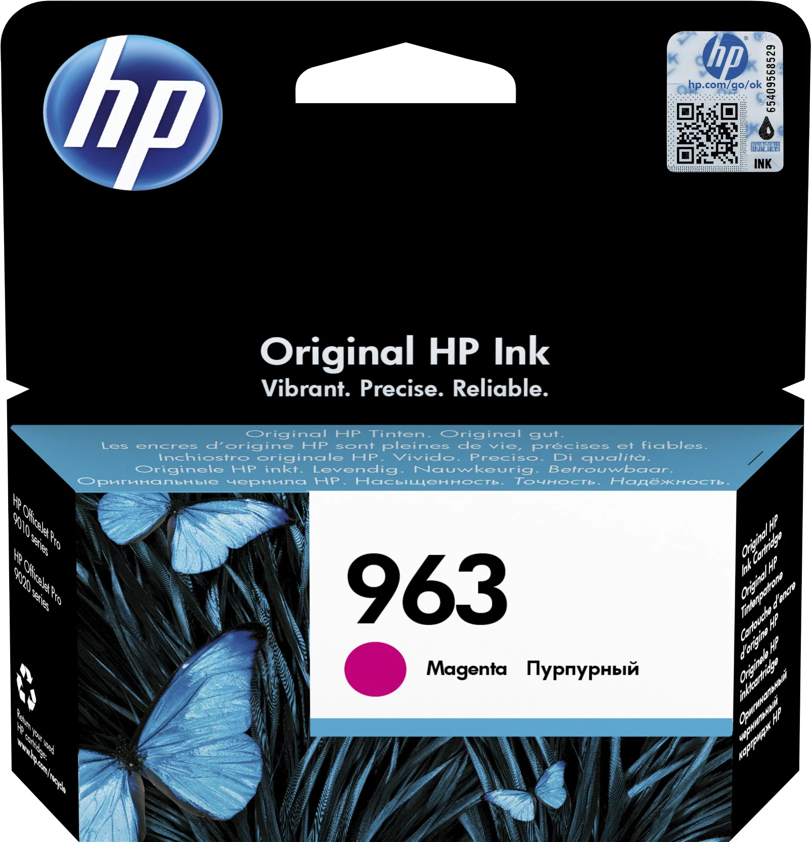 HP 963 Magenta Original Ink Cartridge - 3JA24AE