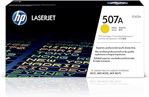 HP 507A Yellow Original LaserJet Toner Cartridge - CE402A