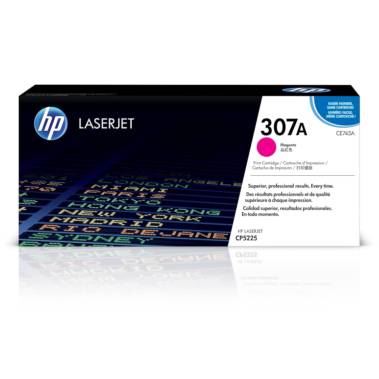 HP 307A Magenta Original LaserJet Toner Cartridge - CE743A