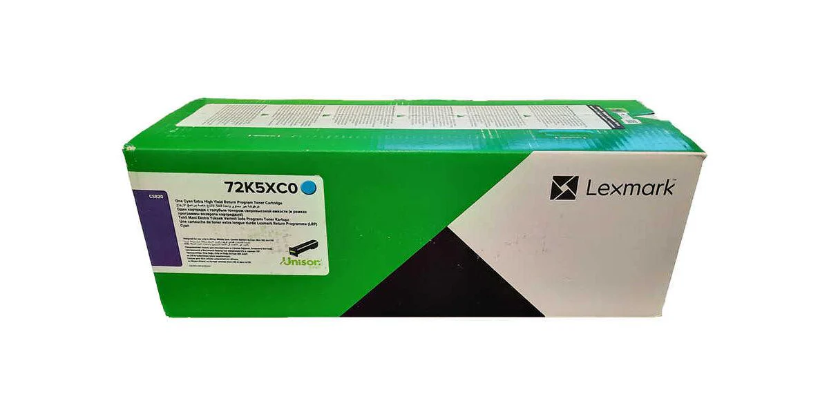 Lexmark CS820 Cyan Extra High Yield Return Programme Toner Cartridge