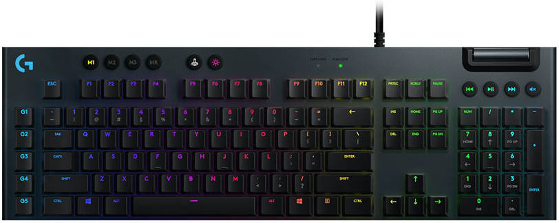 Logitech G815 LIGHTSYNC RGB Mechanical Gaming Keyboard - 920-009095