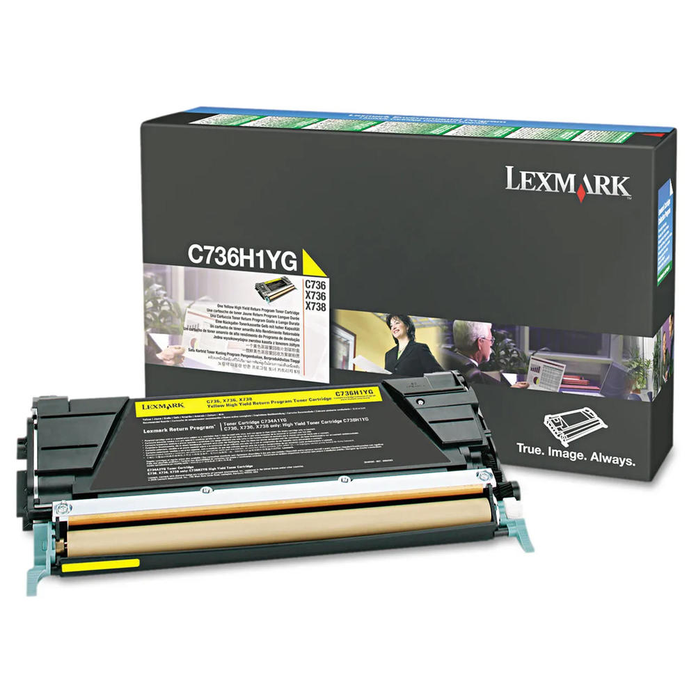 LEXMARK C73X/X73X 10K YELLOW RETURN PROGRAMME CARTRIDGE