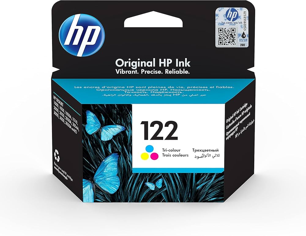 HP 122 Tri-color Original Ink Cartridge