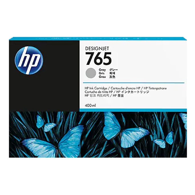 HP 765 400-ml Gray DesignJet Ink Cartridge - F9J53A