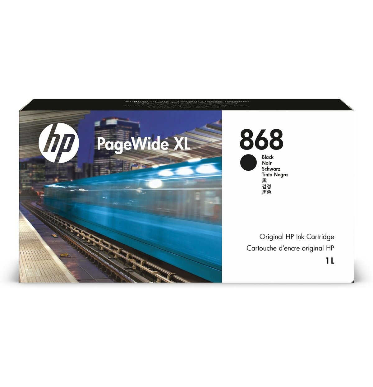 HP 868 1-liter Black PageWide XL Ink Cartridge