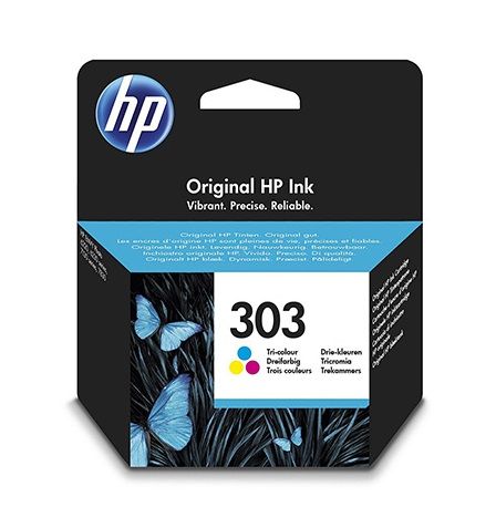 HP 303 Tri-color Original Ink Cartridge