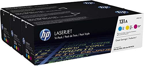 HP 131A 3-pack Cyan/Magenta/Yellow Original LaserJet Toner Cartridges