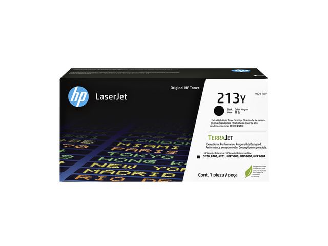 HP 213Y Blk Original LaserJet Toner Crtg