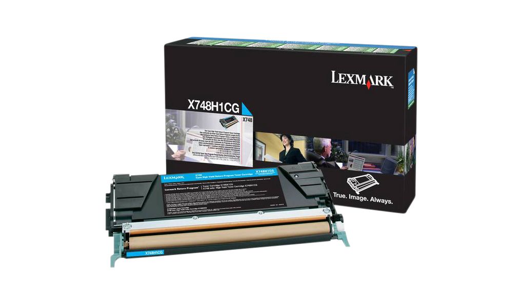 Lexmark Cyan High Yield Return Program toner cartridge 10k