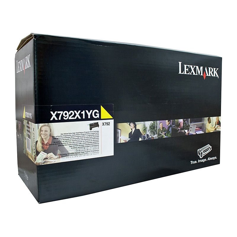 Lexmark X792 Yellow Extra High Yield Return Program Print Cartridge (20K)