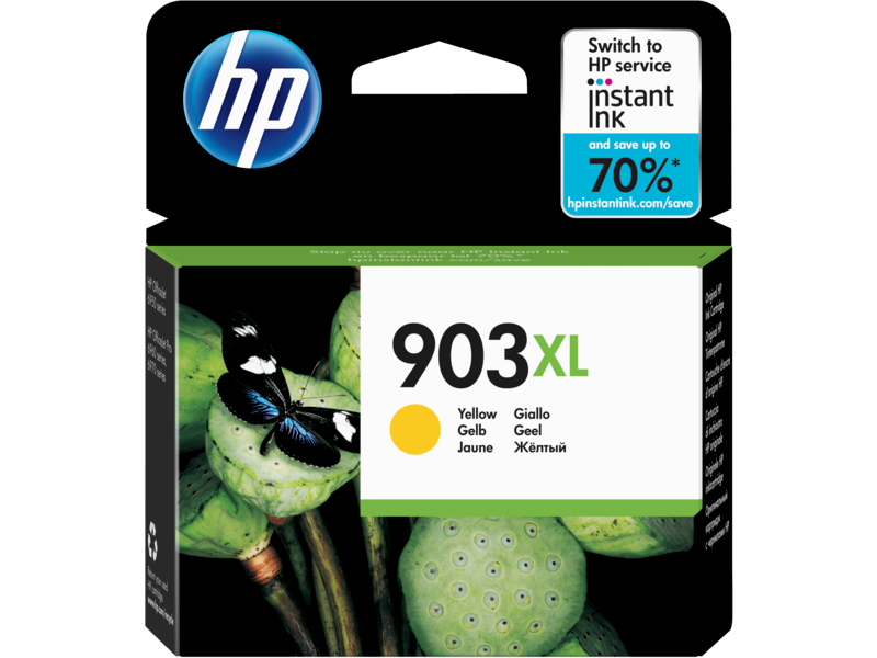 HP 903XL High Yield Yellow Original Ink Cartridge - T6M11AE